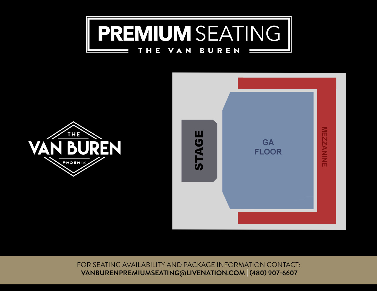 The Van Buren Venue Seating Chart