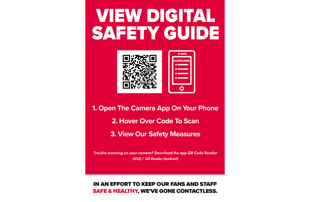 Digital Safety Guide Signage With QR Code