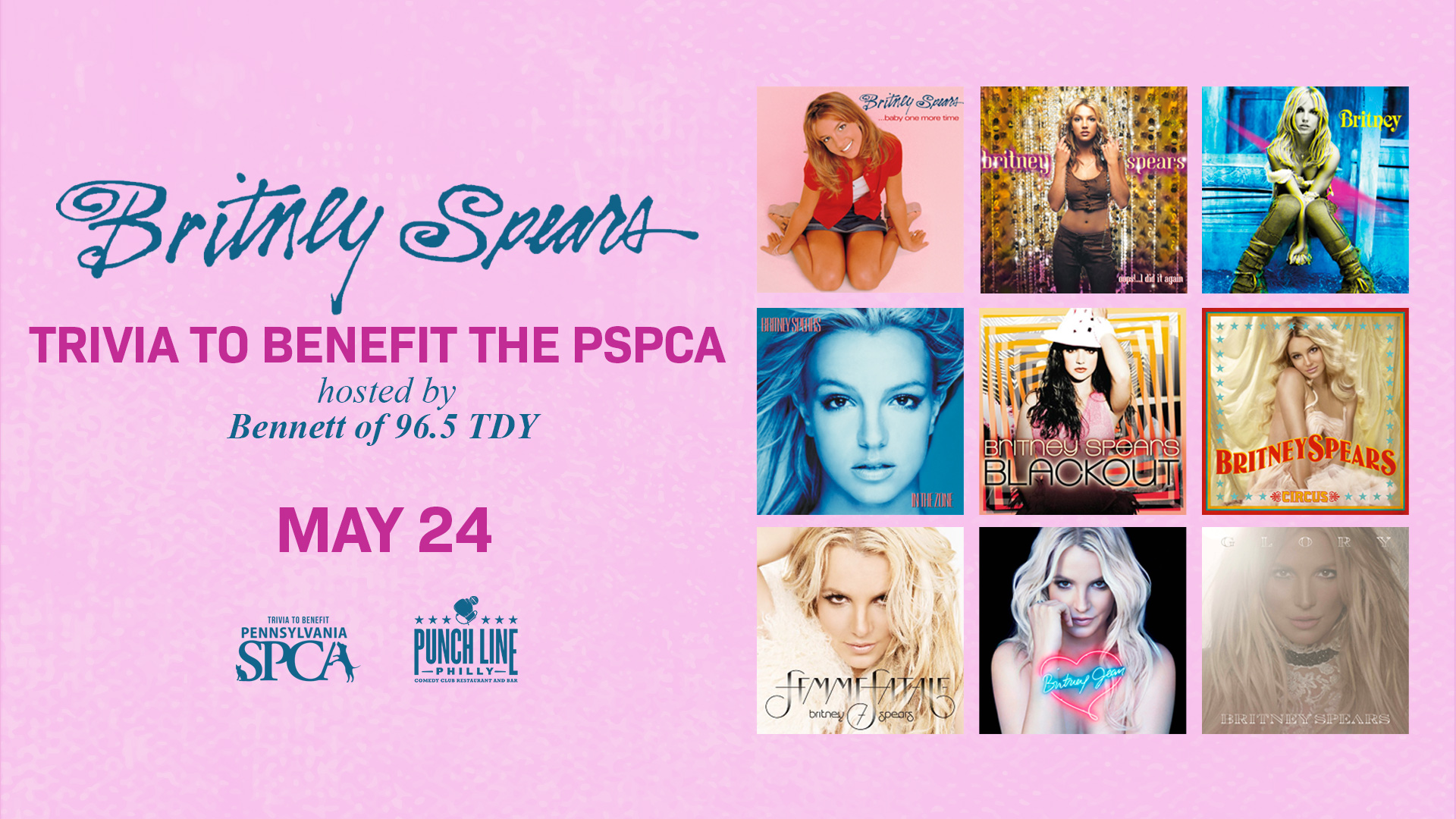 Britney Spears Trivia to Benefit the PSPCA