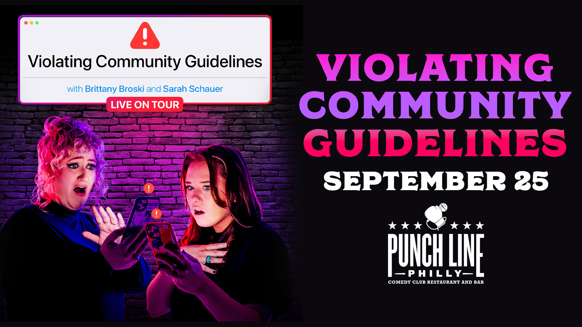 VIOLATING COMMUNITY GUIDELINES with Brittany Broski and Sarah Schauer