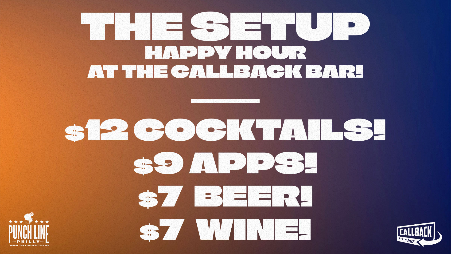 Happy Hour at the callback bar
