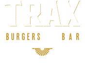 Trax Burgers and Bar Header logo