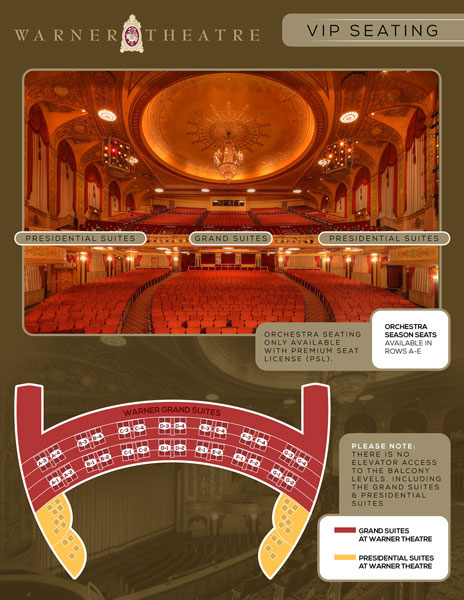 Washington National Theater Seating Chart