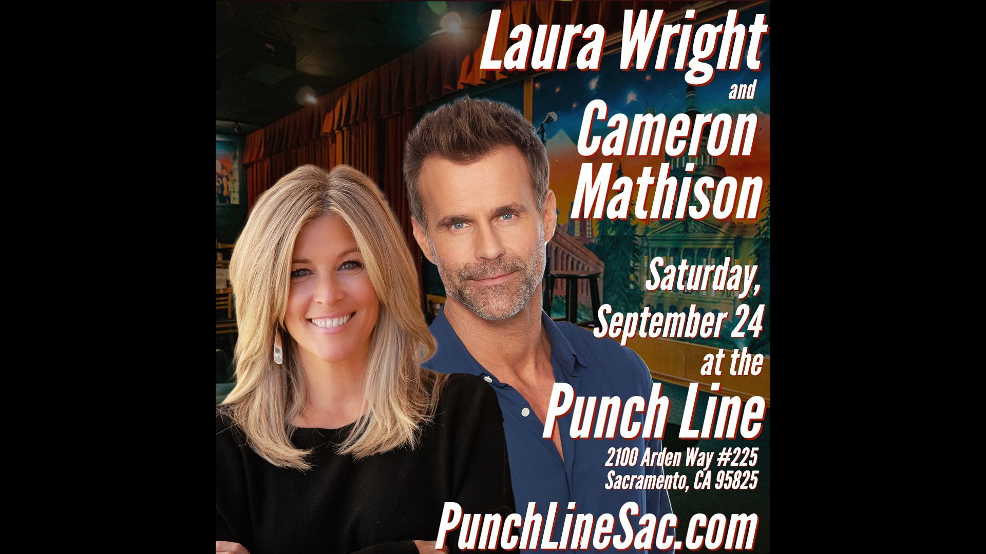 Laura Wright and Cameron Mathison from General Hospital