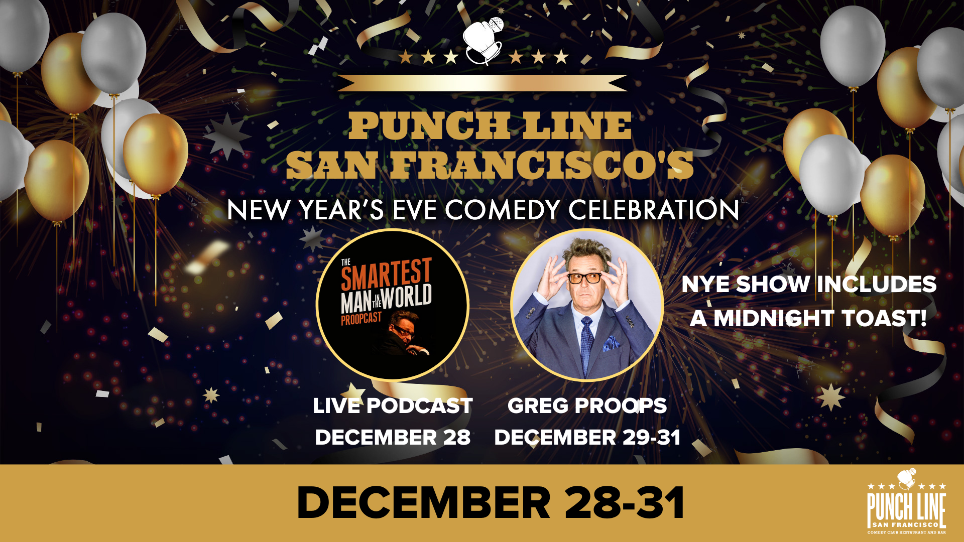 Greg Proops - New Year's Eve Countdown Show